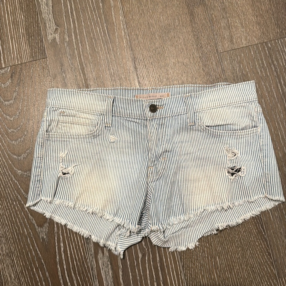 Striped Jean shorts by Flying Monkey
